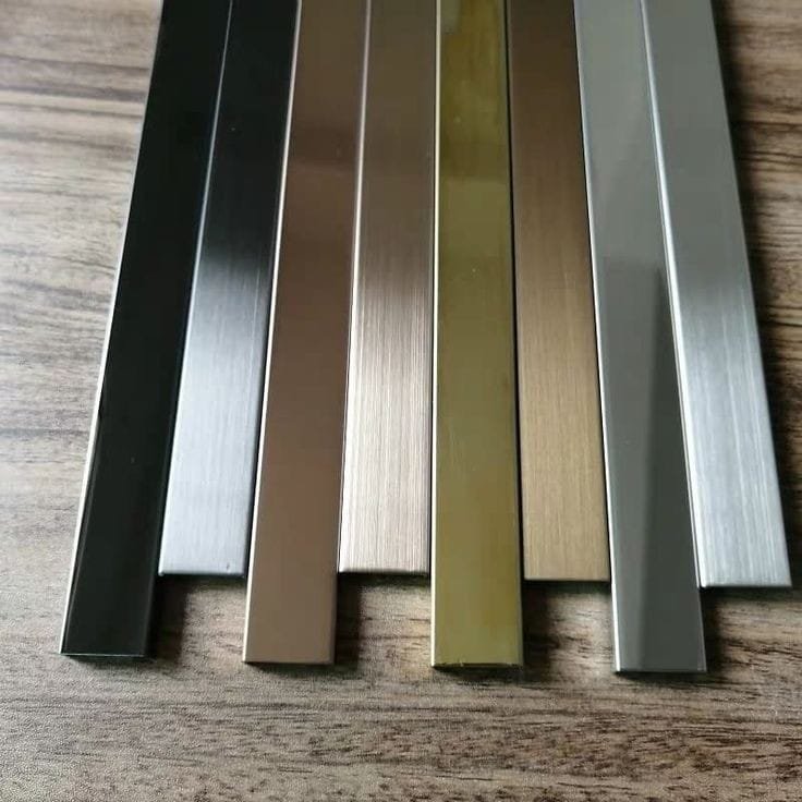 Aanjana Arts multi finish flat profile strips